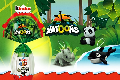 Kinder Ovo Natoons - Coleção Páscoa