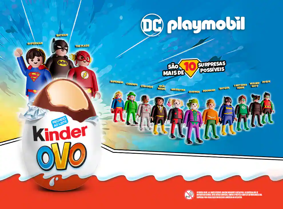 Kinder Ovo DC Playmobil