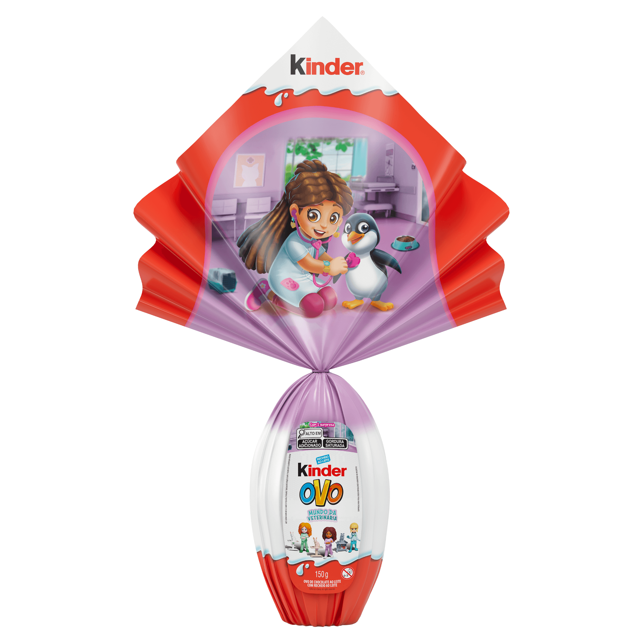 Kinder Ovo de Páscoa Veterinária
