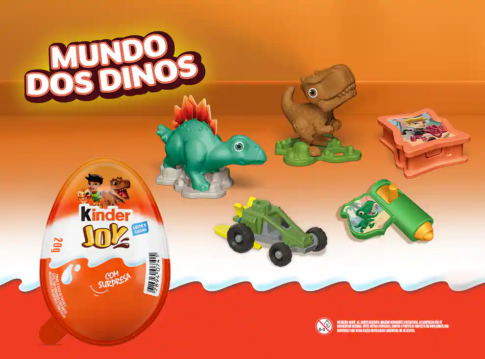 Kinder Joy Mundo dos Dinos