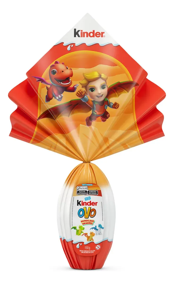 Kinder Ovo de Páscoa Dragons